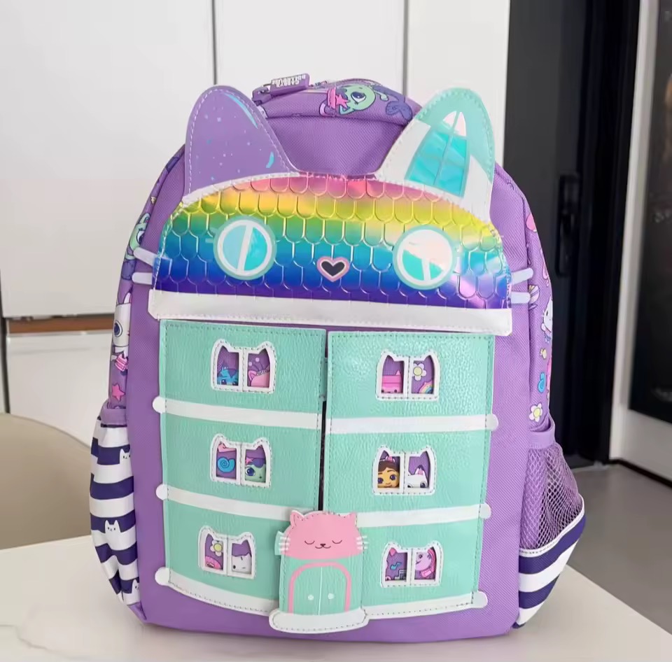 PLECAK PIÓRNIK KOCI DOMEK GABI Z DRZWIAMI - obrazek 6