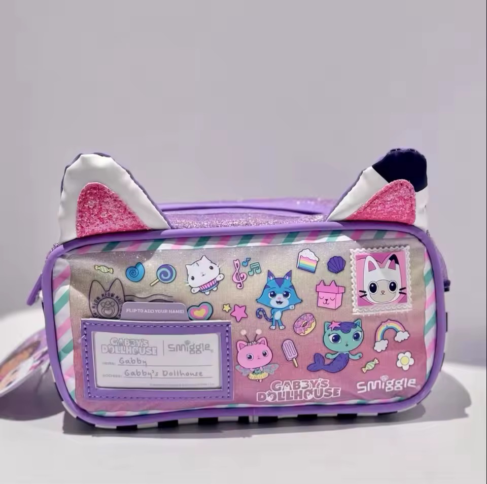 PLECAK PIÓRNIK BROKATOWY KOCI DOMEK GABI - obrazek 9