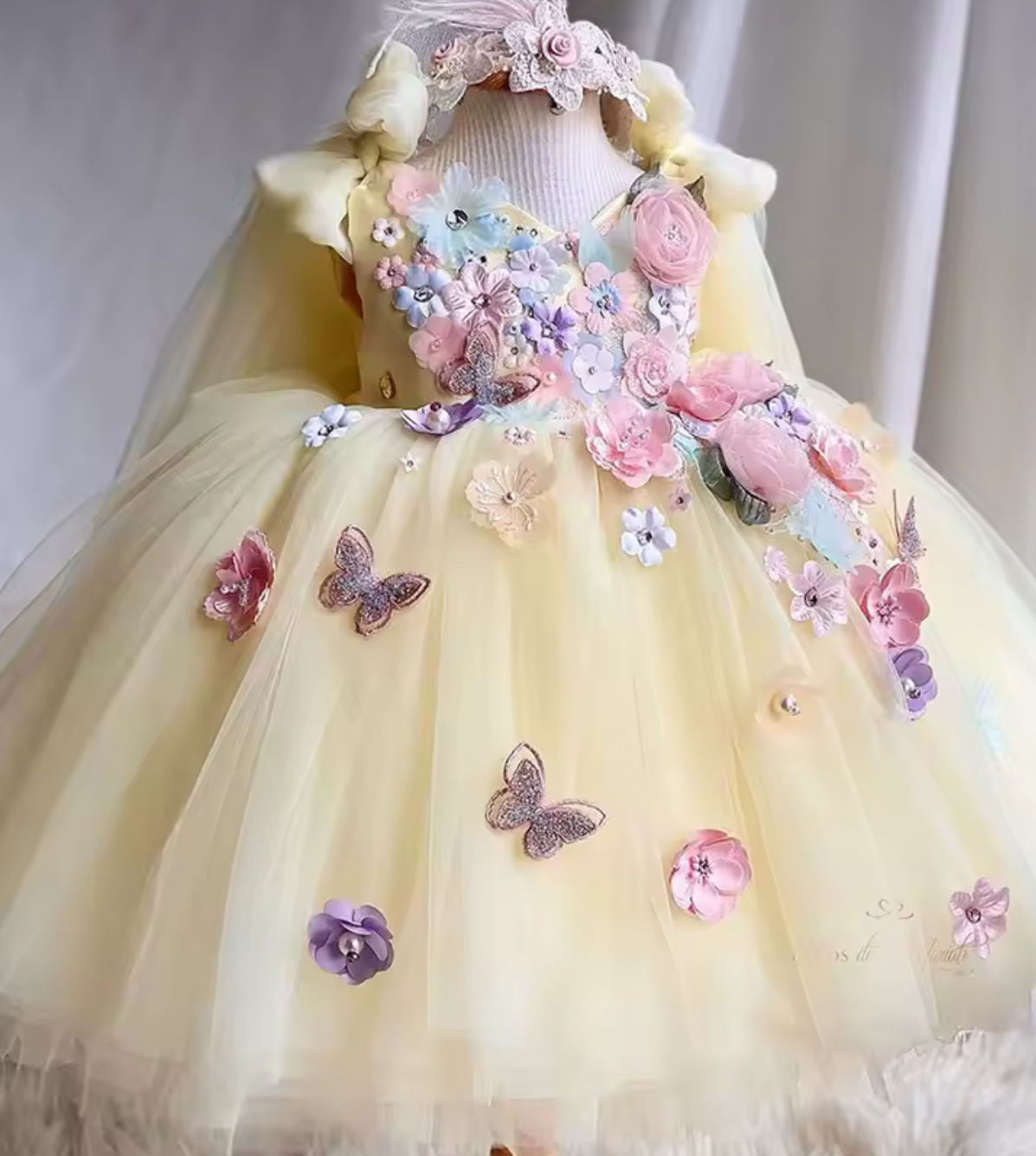 SUKIENKA KASSANDRA KWIATY 3D /4 KOLORY / r.80-140 - obrazek 11