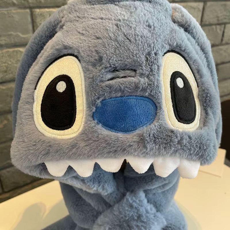 2 w 1 CZAPKA STITCH SZALIK / 2 KOLORY - obrazek 7