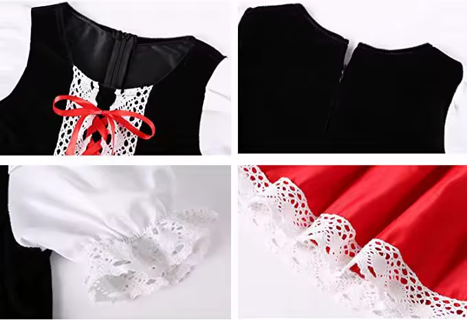 PRZEBRANIE KOSTIUM CZERWONY KAPTUREK R. 90-160 - obrazek 4