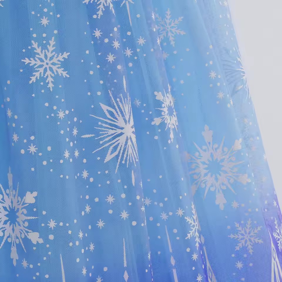 PRZEBRANIE KOSTIUM ELSA FROZEN Z PERUKĄ R. 110-150 - obrazek 5