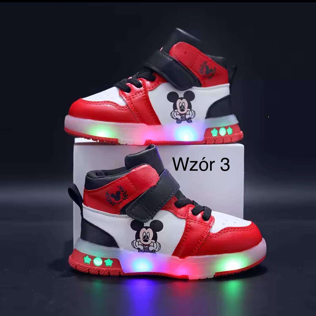 ŚWIECĄCE BUTY SPORTOWE SNEAKERSY MINNIE MICKEY / R.21-30 - obrazek 4