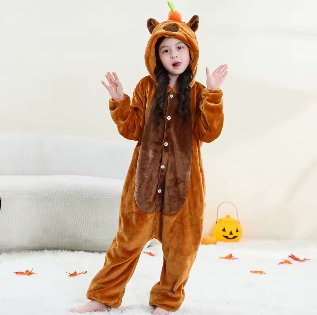 PIŻAMA KAPIBARA DLA DZIECI ONESIE KIGURUMI