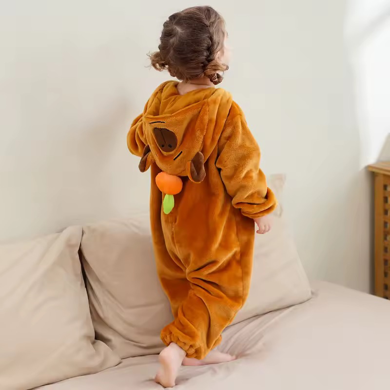 PIŻAMA KAPIBARA ONESIE KOMBINEZON - obrazek 3