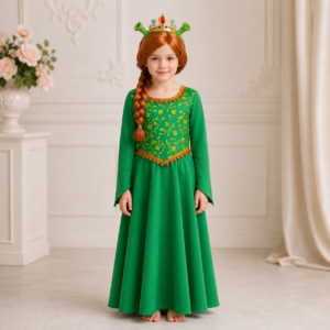 PRZEBRANIE KOSTIUM KRÓLEWNA FIONA SHREK R. 110-150