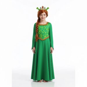 PRZEBRANIE KOSTIUM KRÓLEWNA FIONA SHREK R. 110-150