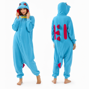 PIŻAMA TOTODILE POKEMON ONESIE DRES KIGURUMI