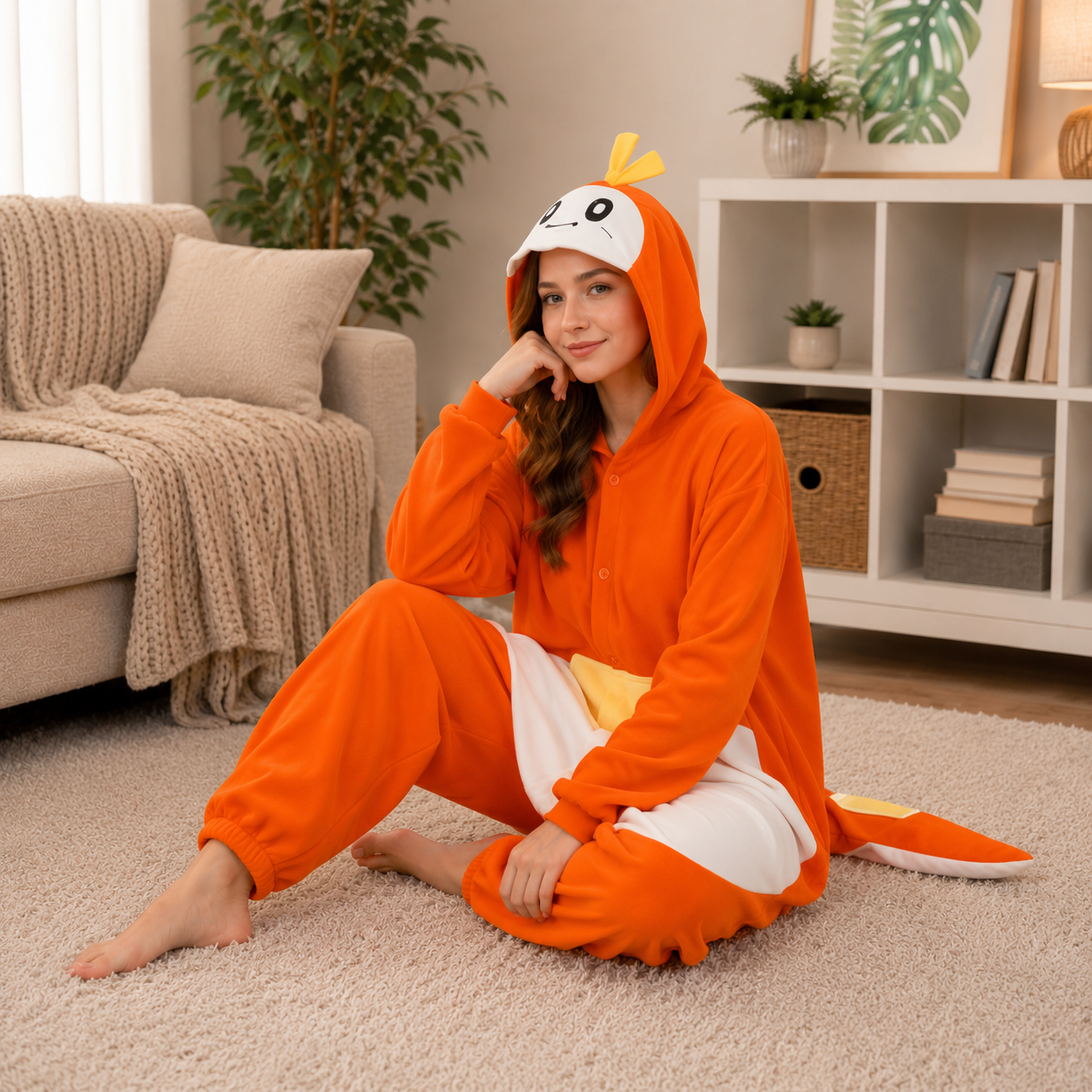 PIŻAMA FUECOCO POKEMON ONESIE DRES KIGURUMI - obrazek 3