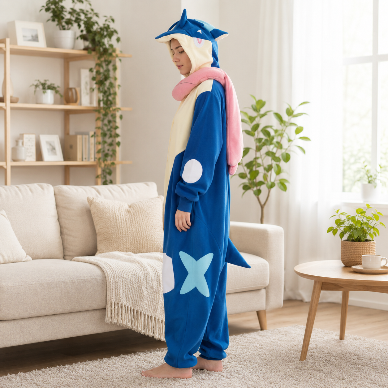 PIŻAMA GRENINJA POKEMON ONESIE DRES KIGURUMI - obrazek 2
