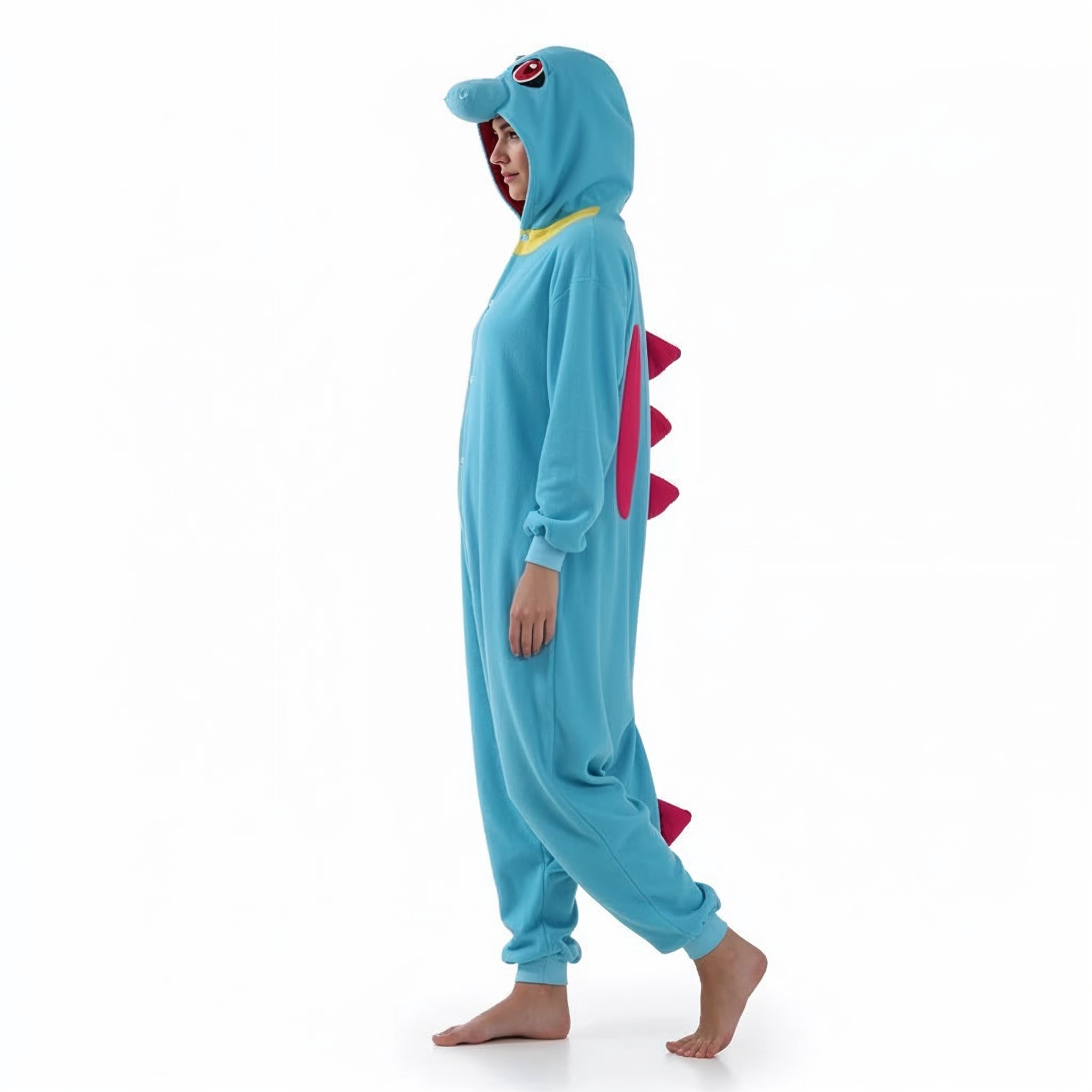 PIŻAMA TOTODILE POKEMON ONESIE DRES KIGURUMI - obrazek 3