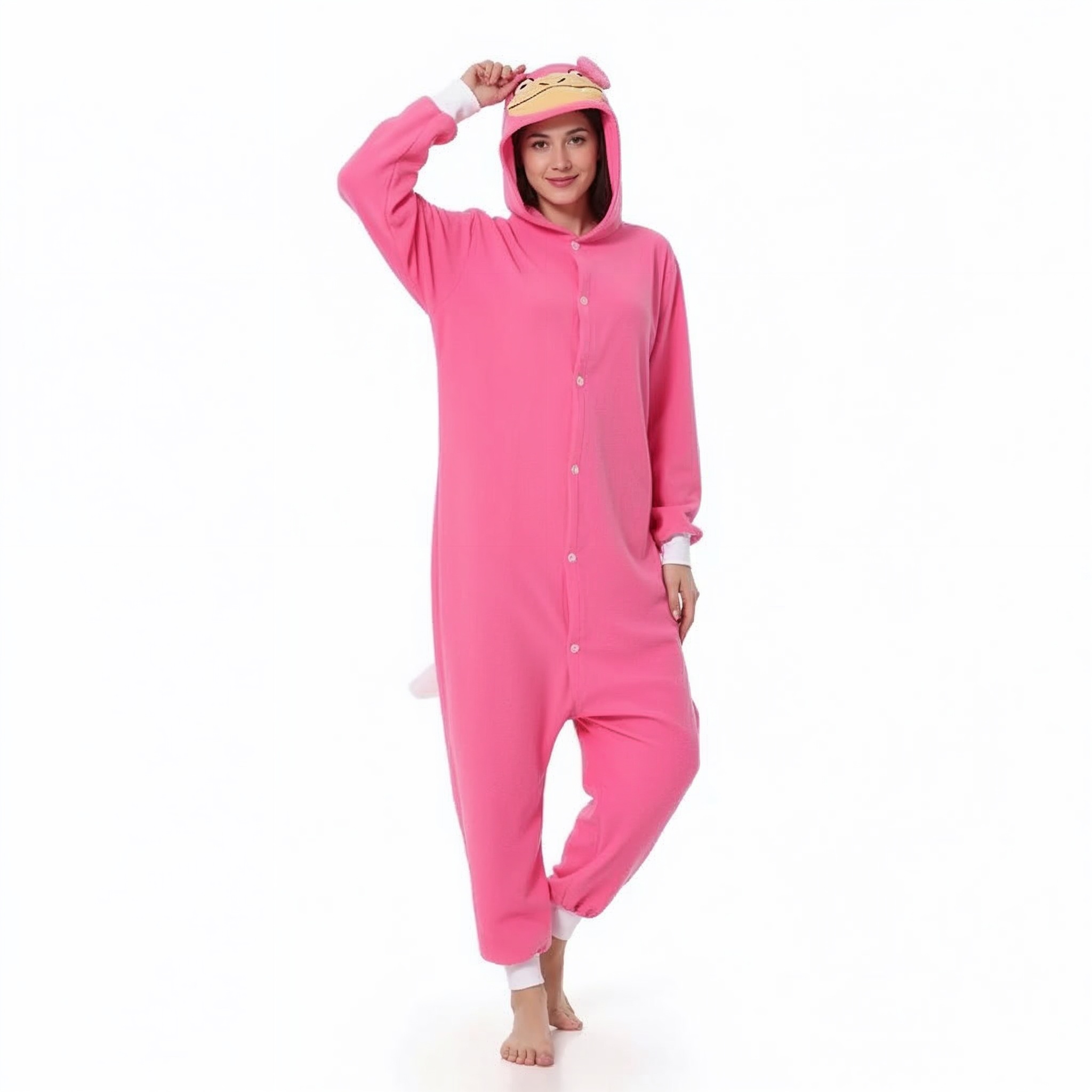 PIŻAMA SLOWPOKE POKEMON ONESIE DRES KIGURUMI - obrazek 2