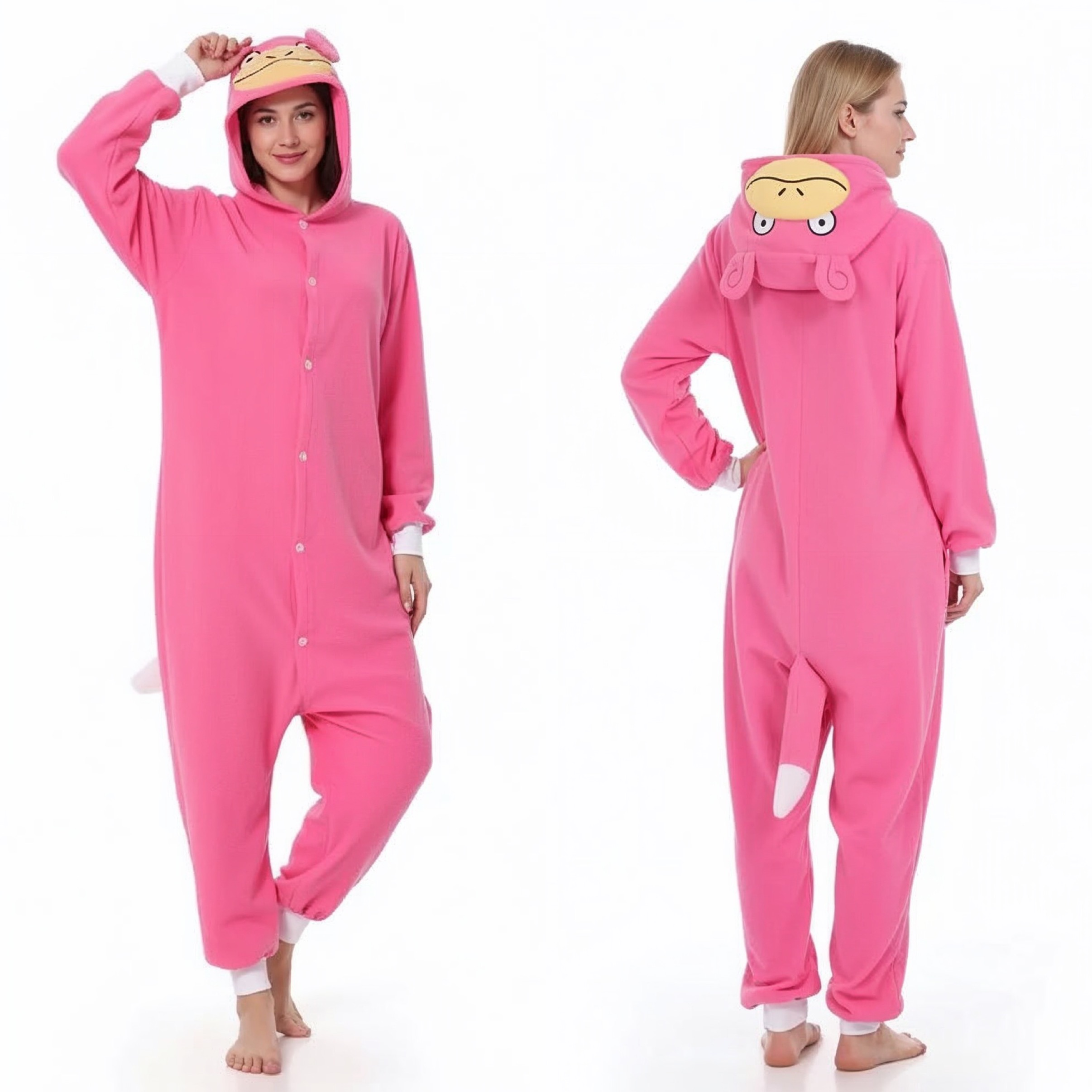 PIŻAMA SLOWPOKE POKEMON ONESIE DRES KIGURUMI