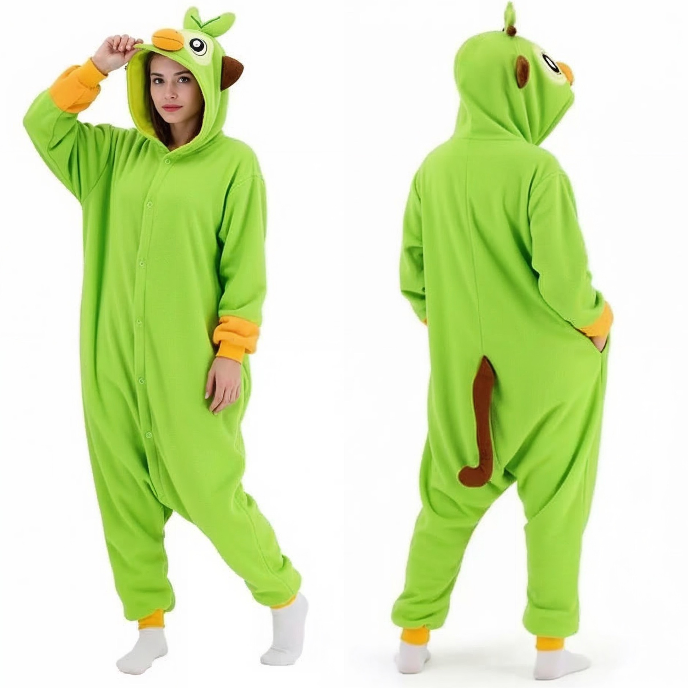 PIŻAMA GROOKEY POKEMON ONESIE DRES KIGURUMI