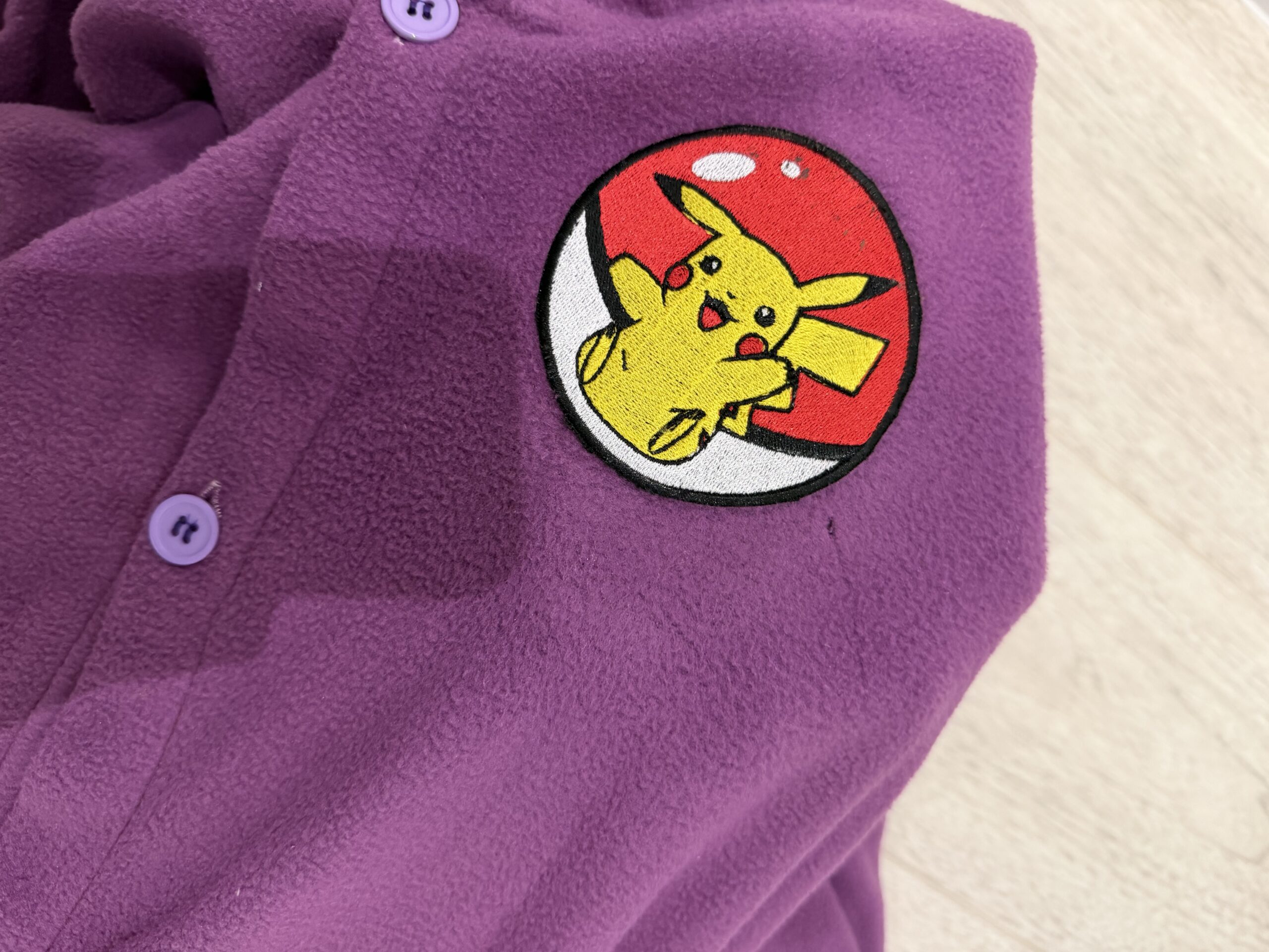 OUTLET PIŻAMA GENGAR POKEMON ONESIE DRES KIGURUMI M - obrazek 3