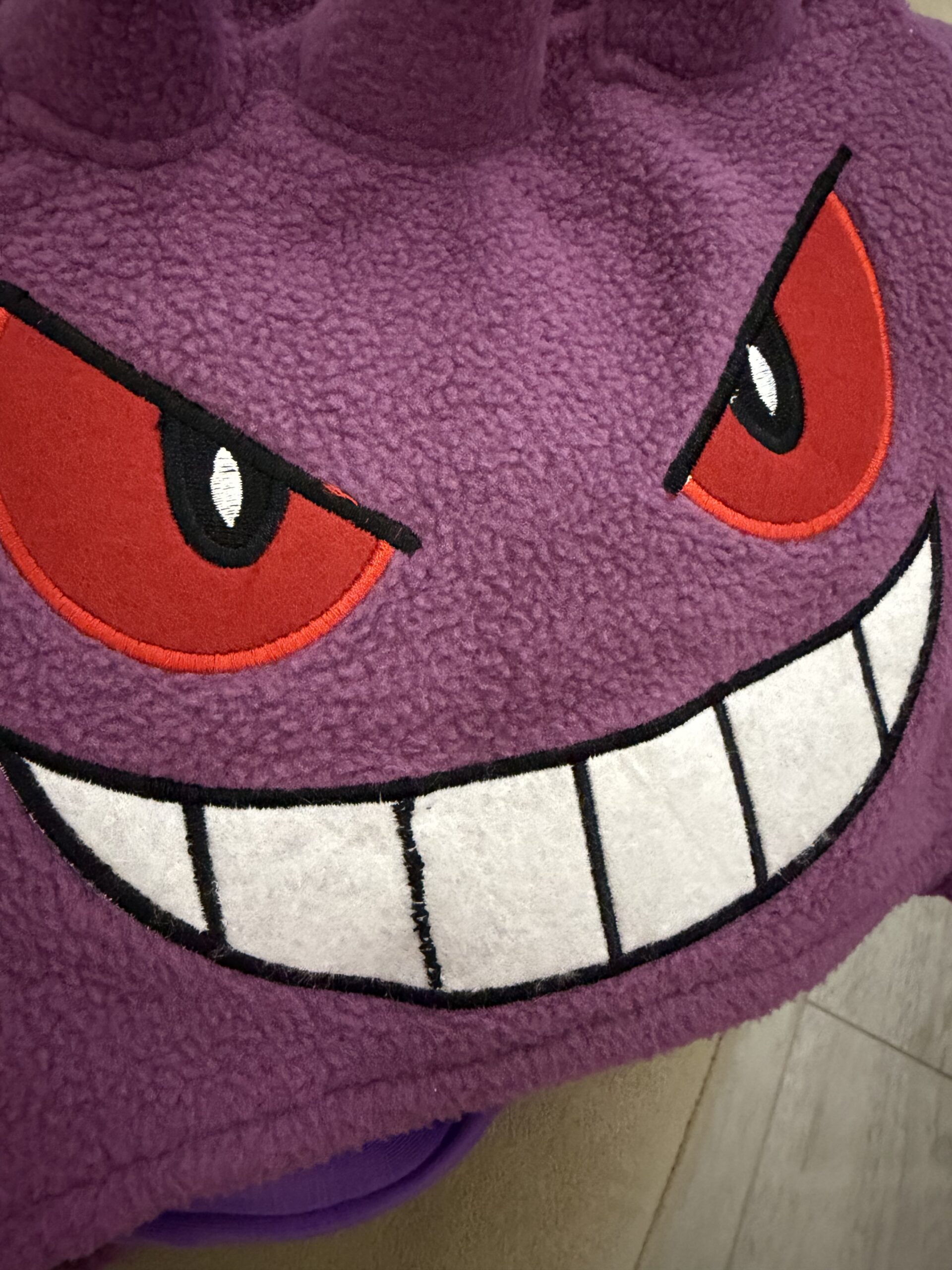 OUTLET PIŻAMA GENGAR POKEMON ONESIE DRES KIGURUMI L - obrazek 4