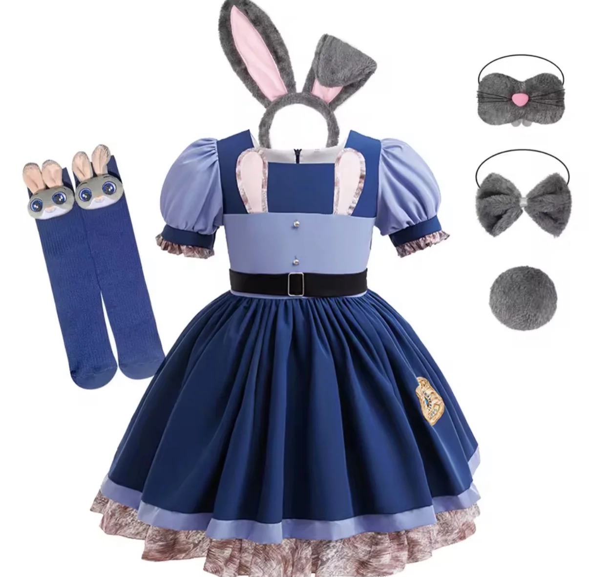 PRZEBRANIE KOSTIUM JUDY HOPPS ZWIERZOGRÓD 100-150 - obrazek 2